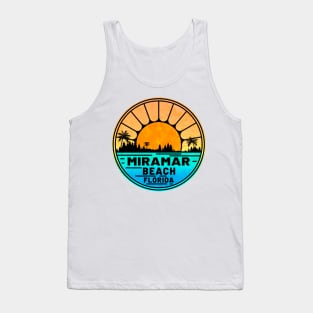 Miramar Beach Florida Palms Panhandle Emerald Coast Tank Top